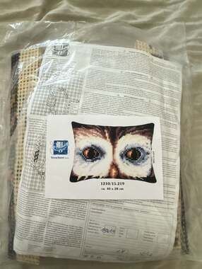 Vervaco Owl Pillow Cross Stitch Kit 1210/15.219